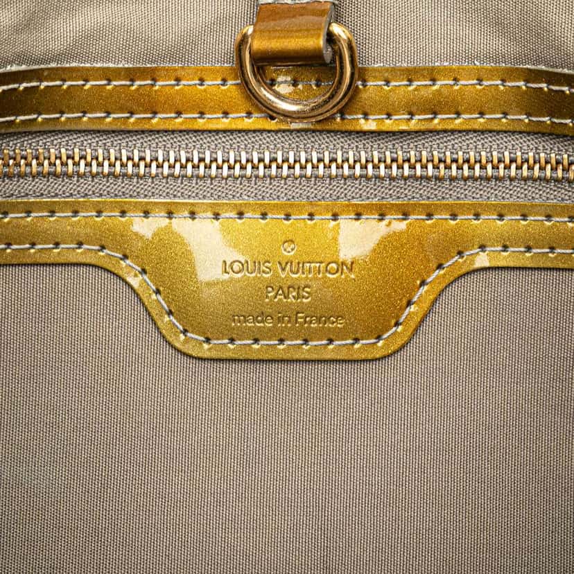 Louis Vuitton Monogram Vernis Wilshire PM Gold Leather Good condition - Box View