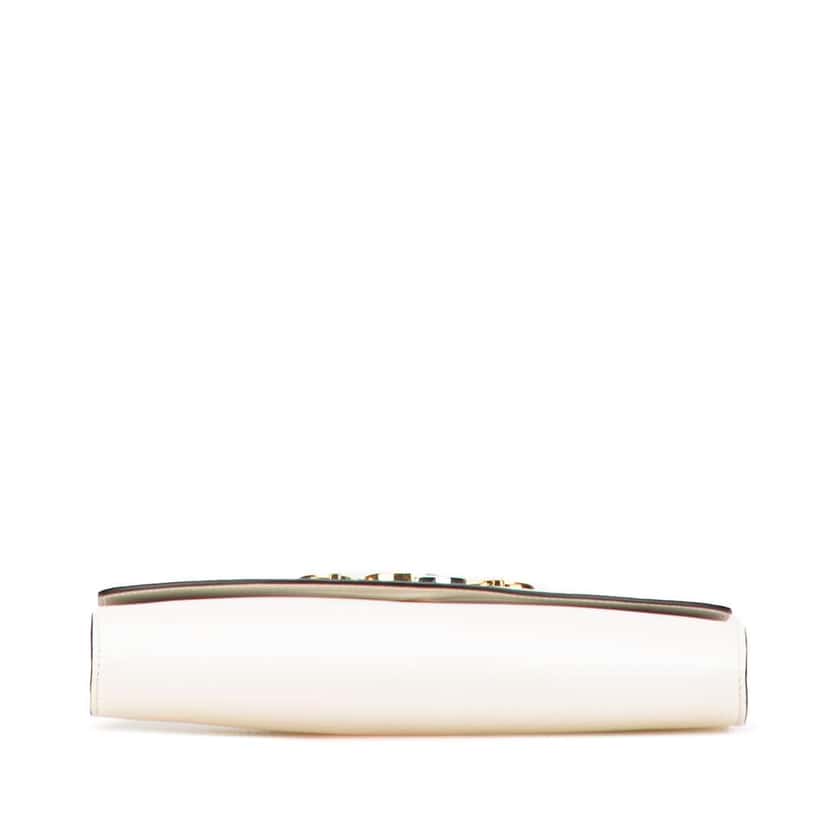 Gucci Small Leather Zumi Satchel White Leather Good condition - Inside View