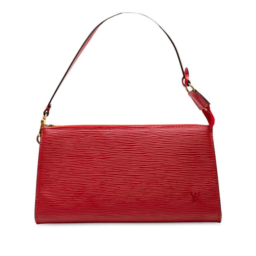 Louis Vuitton Epi Pochette Accessoires Red Leather Good condition - Front View