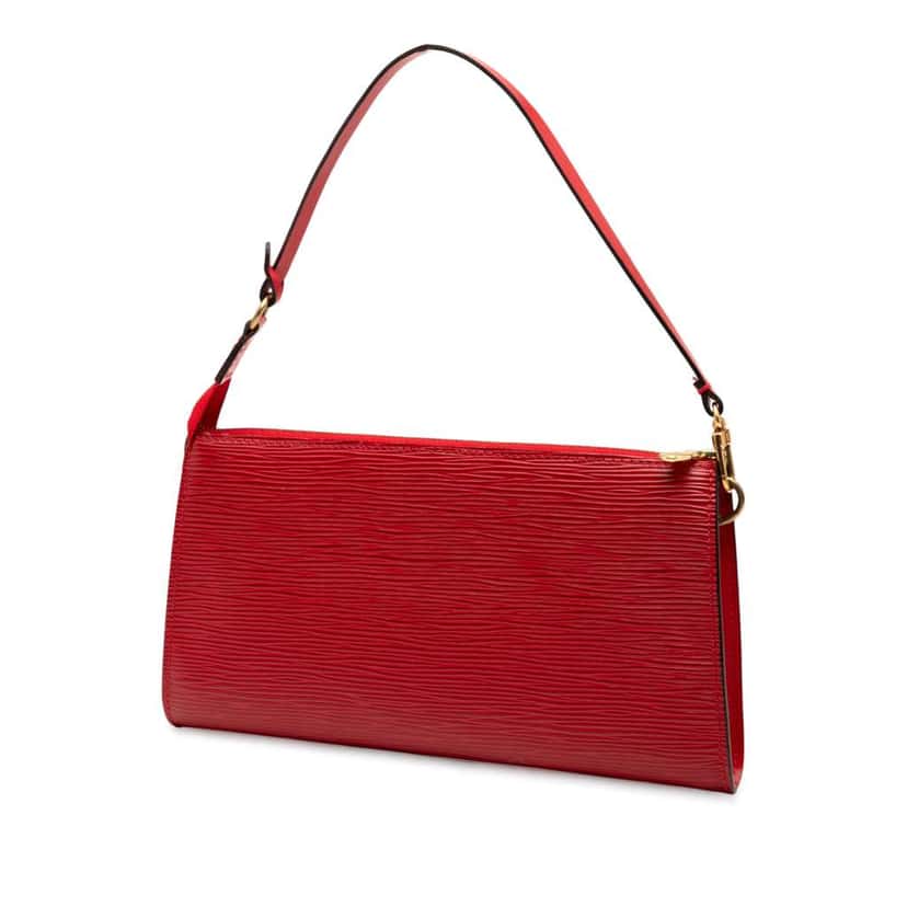Louis Vuitton Epi Pochette Accessoires Red Leather Good condition - Back View