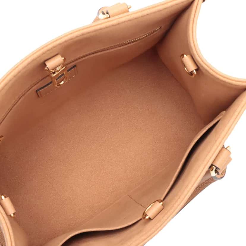 Louis Vuitton Bicolor Monogram Empreinte Giant OnTheGo PM Brown Leather Good condition - Inside View