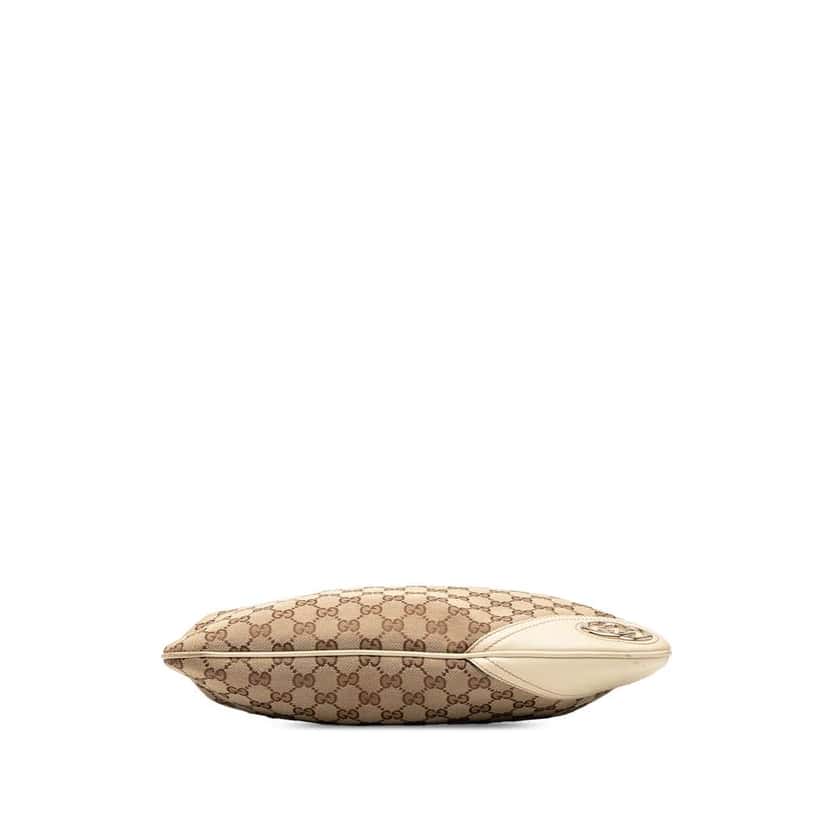 Gucci GG Canvas New Britt Hobo Brown Canvas Good condition - Inside View