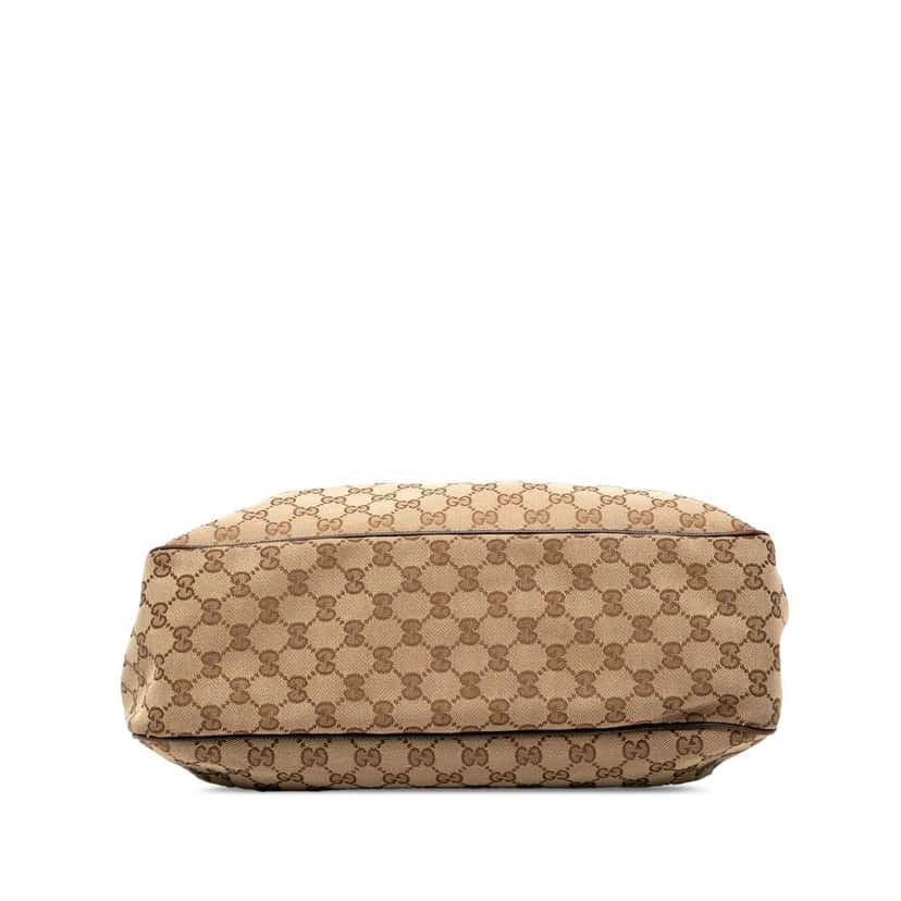 Gucci GG Canvas Sukey Tote Brown Canvas Good condition - Inside View