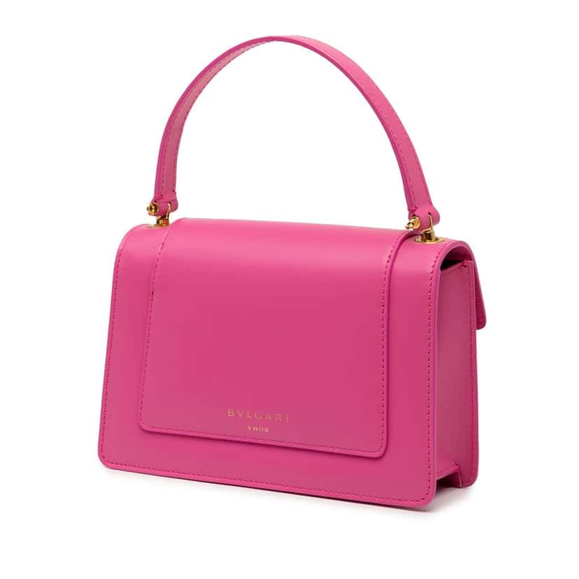Bvlgari Alexander Wang Leather Serpenti Convertible Bag Pink Leather Good condition - Back View