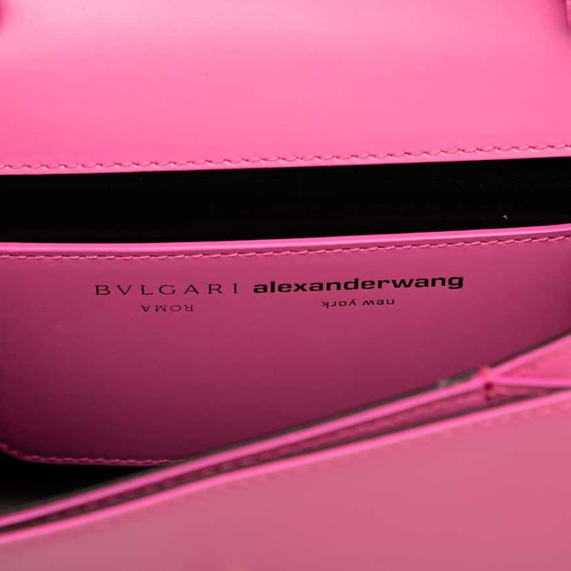 Bvlgari Alexander Wang Leather Serpenti Convertible Bag Pink Leather Good condition - Box View