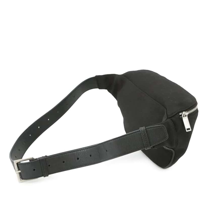 Saint Laurent Canvas Monogram Belt Bag Black Canvas Good condition - Back View