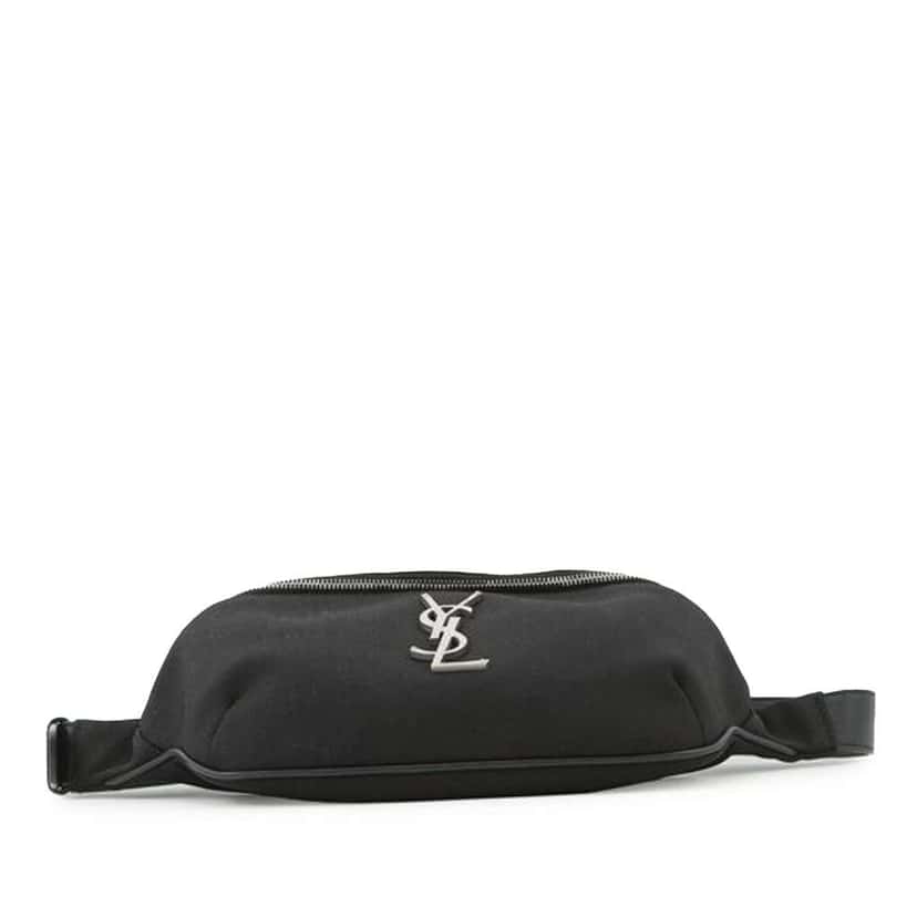 Saint Laurent Canvas Monogram Belt Bag Black Canvas Good condition - Inside View