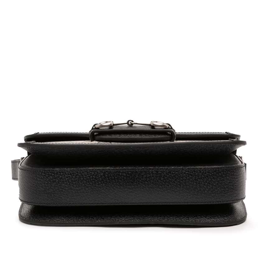 Gucci Medium GG Supreme Horsebit 1955 Shoulder Bag Brown Canvas Good condition - Inside View