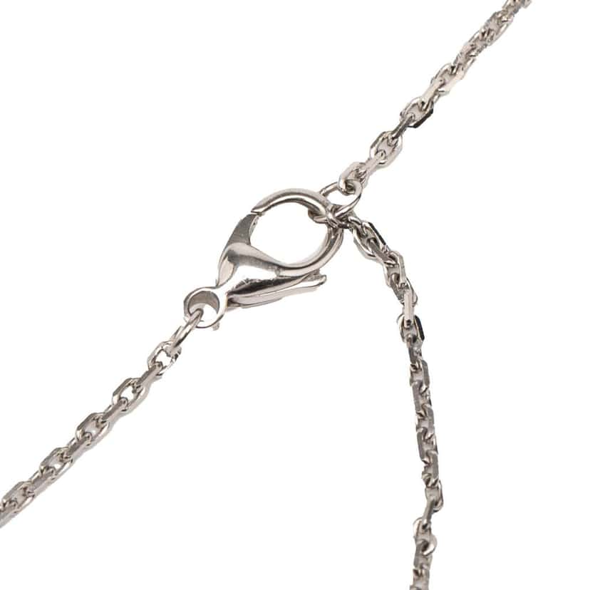 Chanel 18K White Gold Ceramic Ultra Necklace Silver White Gold Good condition - Model View