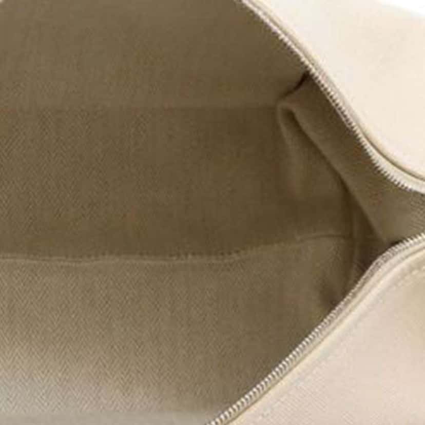 Hermès Small Canvas Bride A Brac Case Brown Canvas Very good condition - Model View