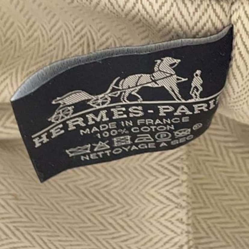 Hermès Small Canvas Bride A Brac Case Brown Canvas Very good condition - Box View