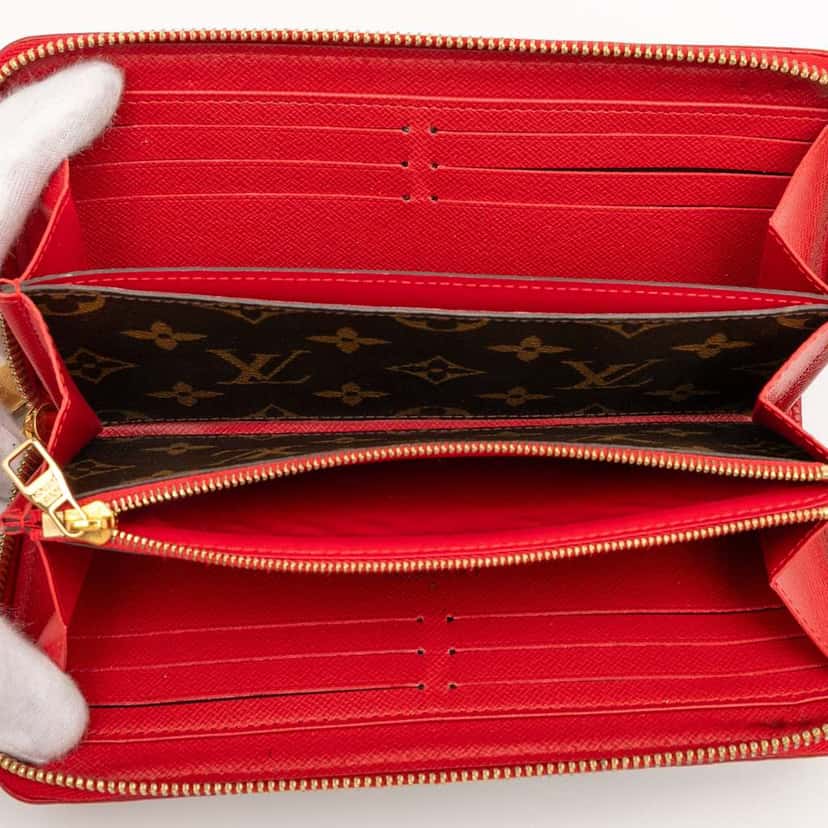 Louis Vuitton Monogram Retiro Zippy Wallet Brown Good condition - Model View