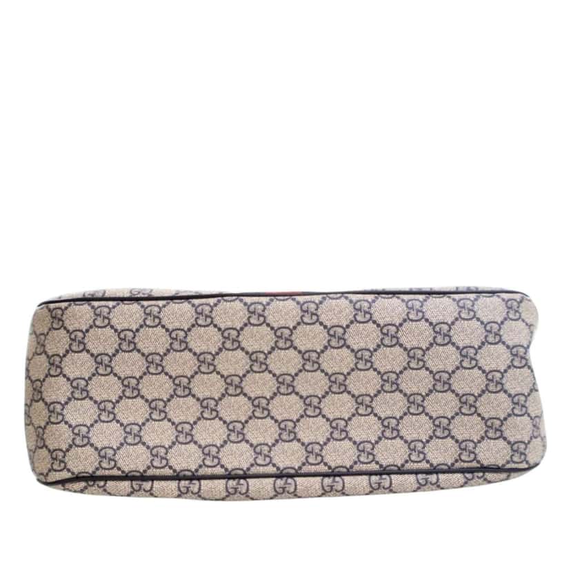 Gucci GG Supreme Web Shoulder Bag Brown Canvas Good condition - Box View