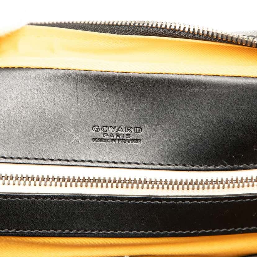 Goyard Goyardine Ambassade MM Black Canvas Good condition - Box View