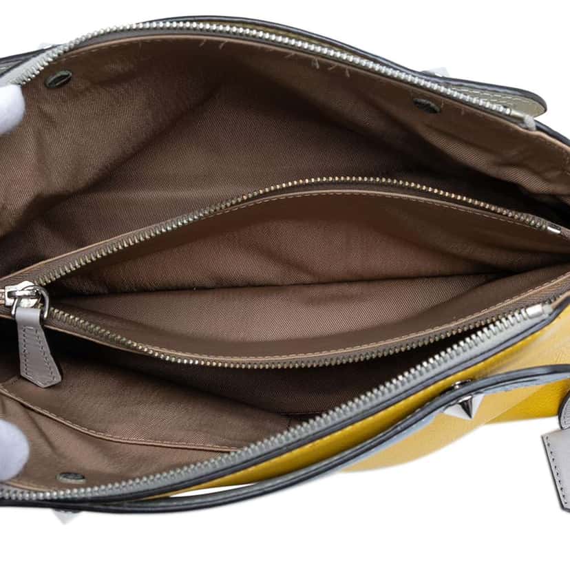 Fendi Medium Leather By The Way Satchel Yellow Leather Good condition - Model View
