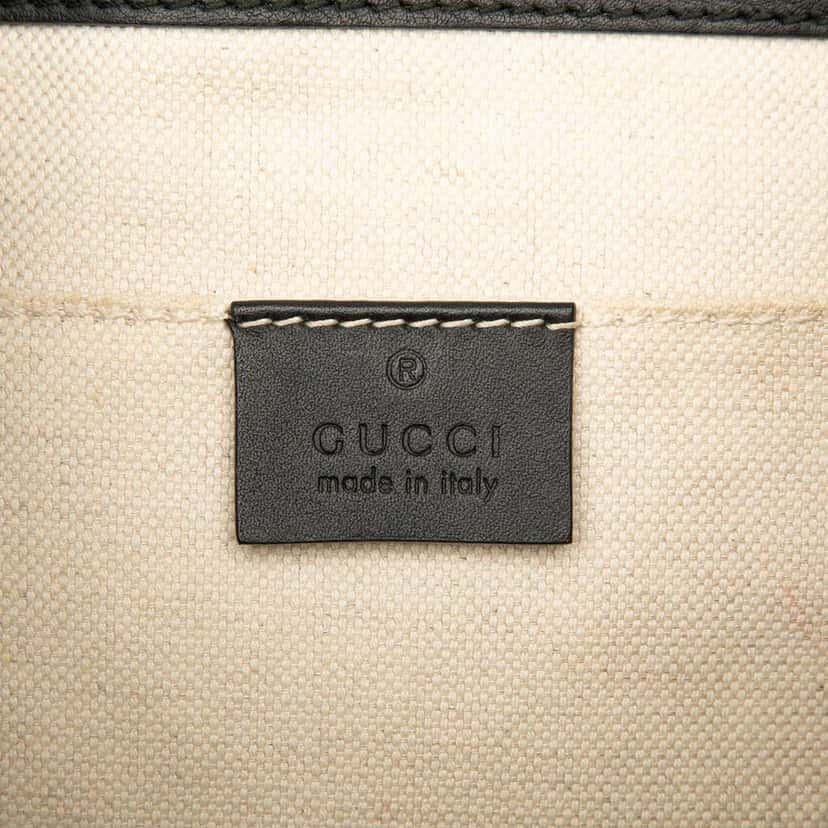Gucci GG Marmont Leather Web Heart Backpack Black Leather Good condition - Box View