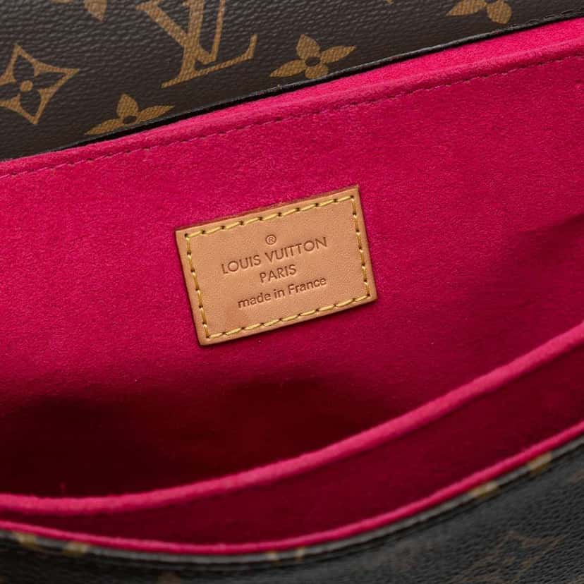 Louis Vuitton Monogram Patches Pochette Metis Brown Good condition - Box View