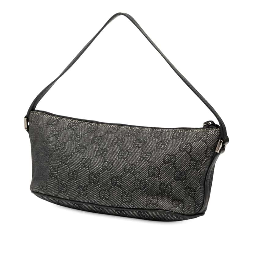 Gucci GG Denim Boat Grey Denim Good condition - Back View