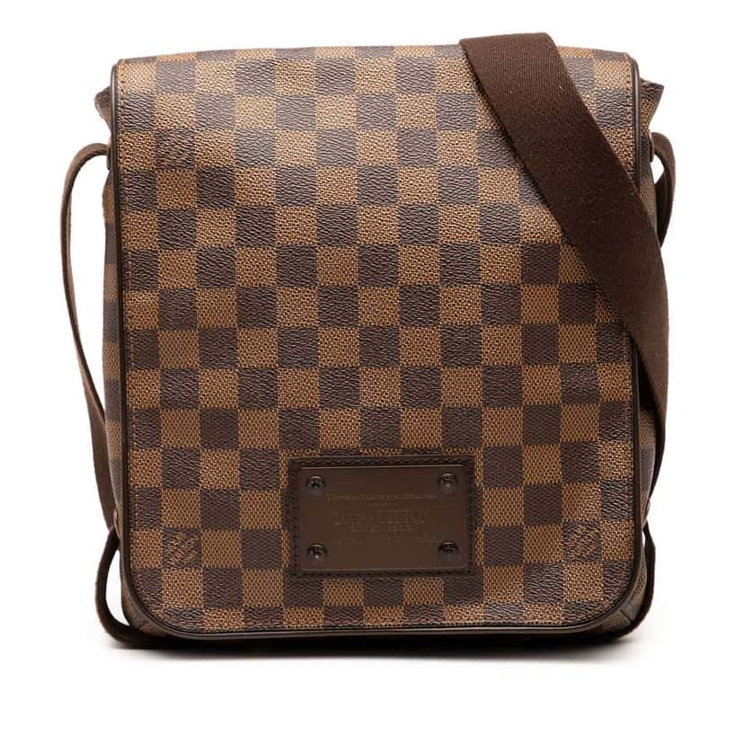 Louis Vuitton Damier Ebene Brooklyn PM Brown Good condition - Front View