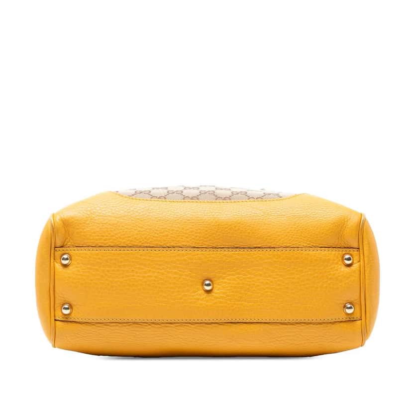 Gucci Small GG Canvas Diana Bamboo Top Handle Tote Brown Canvas Good condition - Inside View