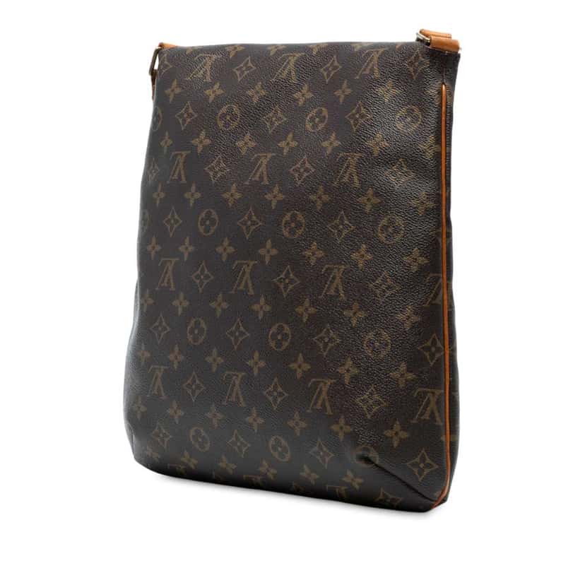 Louis Vuitton Monogram Musette Salsa GM Brown Good condition - Back View