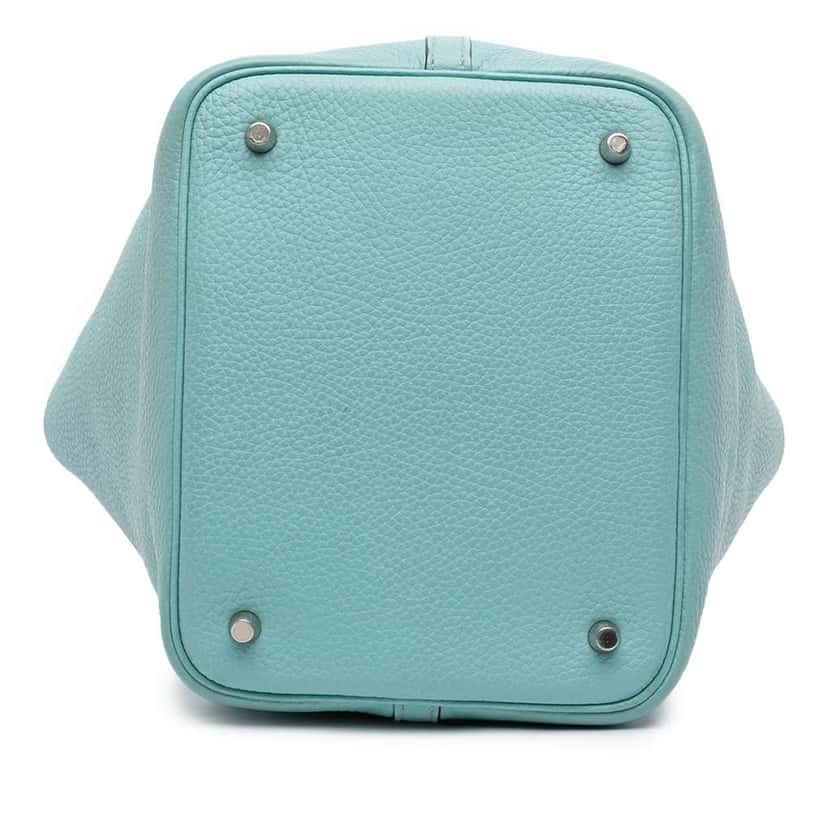 Hermès Clemence Picotin Lock 22 Blue Leather Fair condition - Inside View