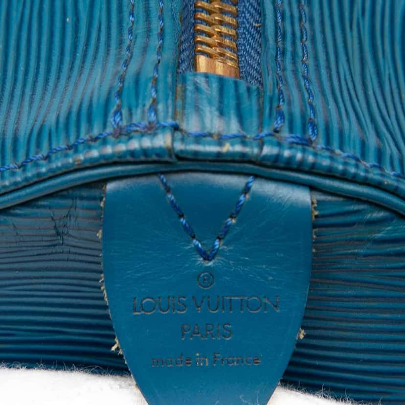 Louis Vuitton Epi Keepall 50 Blue Leather Good condition - Box View