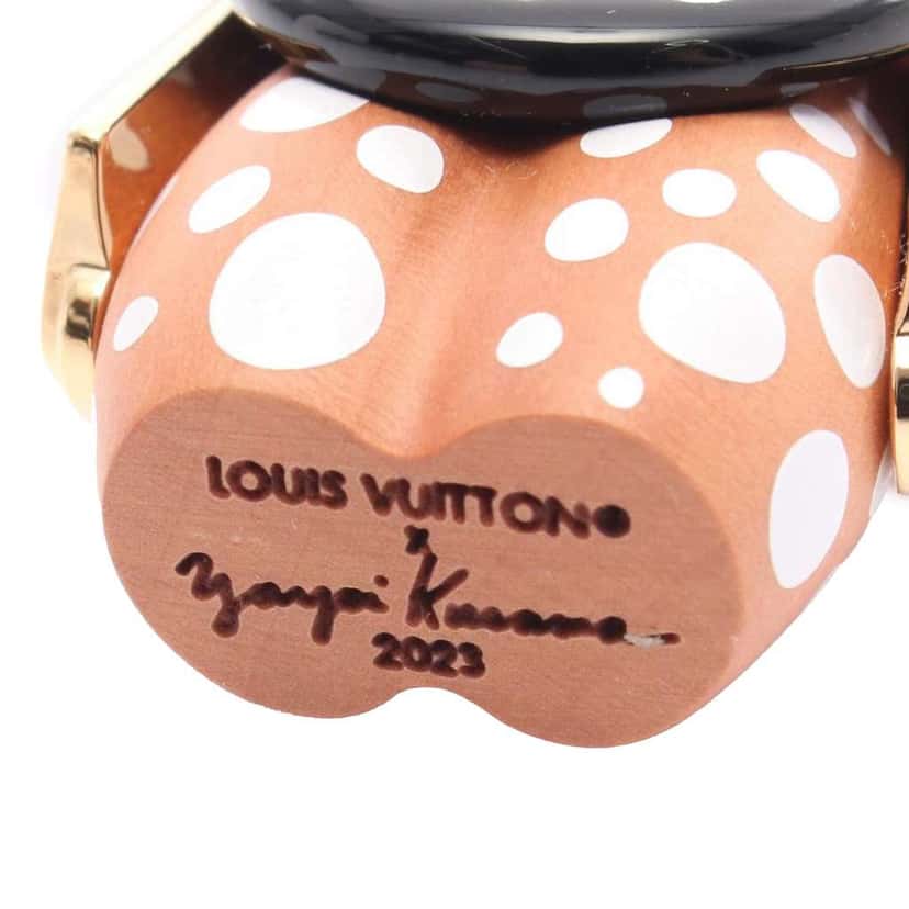 Louis Vuitton Yayoi Kusama Infinity Dot Wood Vivienne Bag Charm Black Very good condition - Inside View