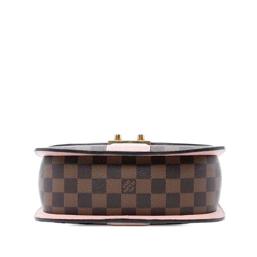 Louis Vuitton Damier Ebene Cuir Taurillon Wight Brown Very good condition - Inside View