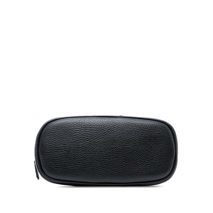 Gucci Mini Leather Web Dome Satchel Black Leather Good condition - Inside View