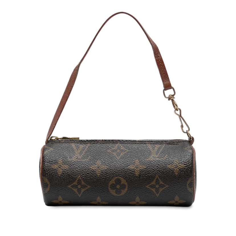 Louis Vuitton Monogram Papillon Pochette Brown Good condition - Front View