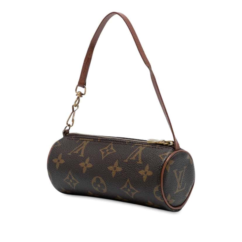 Louis Vuitton Monogram Papillon Pochette Brown Good condition - Back View