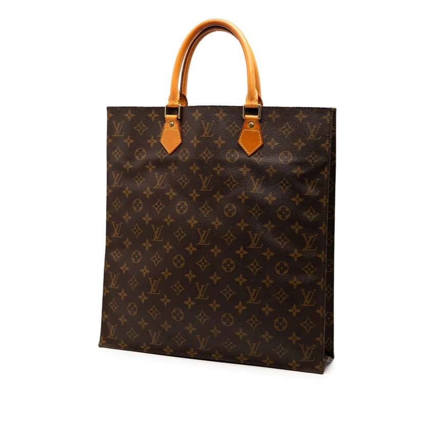 Louis Vuitton Monogram Sac Plat Brown Good condition - Back View