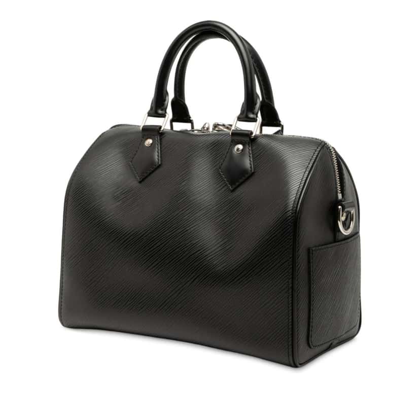 Louis Vuitton Epi Speedy Bandouliere 25 Black Leather Good condition - Back View