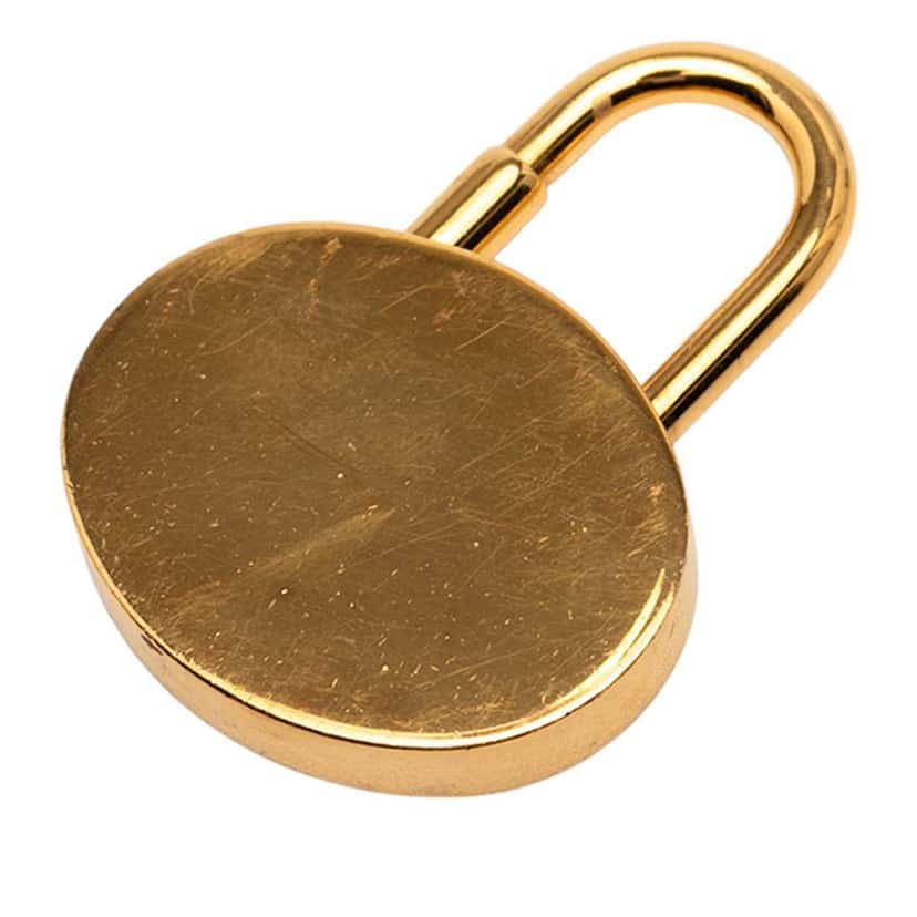 Hermès Gold Plated Annee Mediterranee Cadena Bag Charm Gold Metal Good condition - Back View