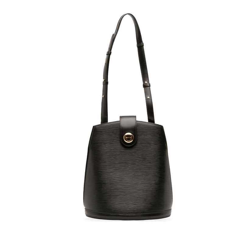 Louis Vuitton Epi Cluny Black Leather Good condition - Front View