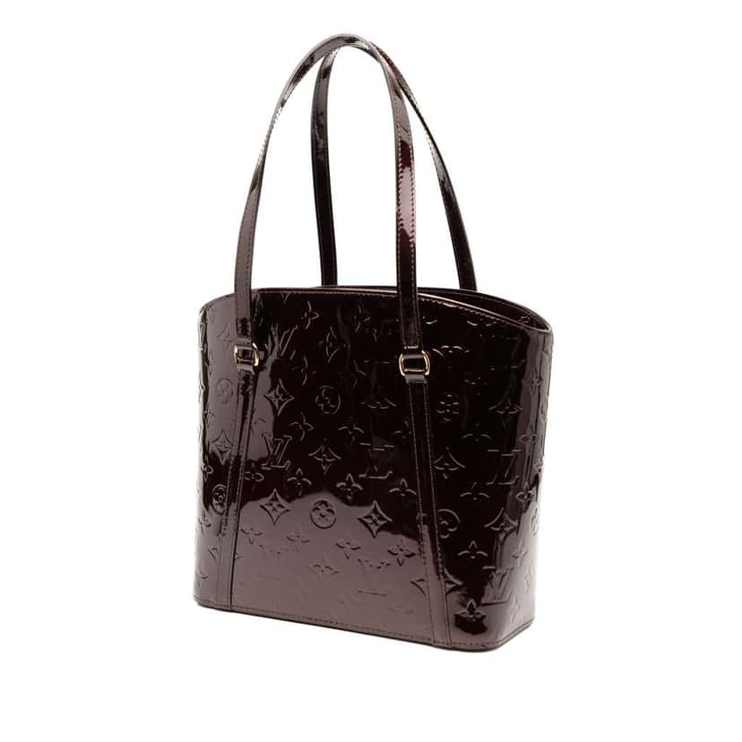 Louis Vuitton Monogram Vernis Avalon MM Purple Leather Good condition - Back View