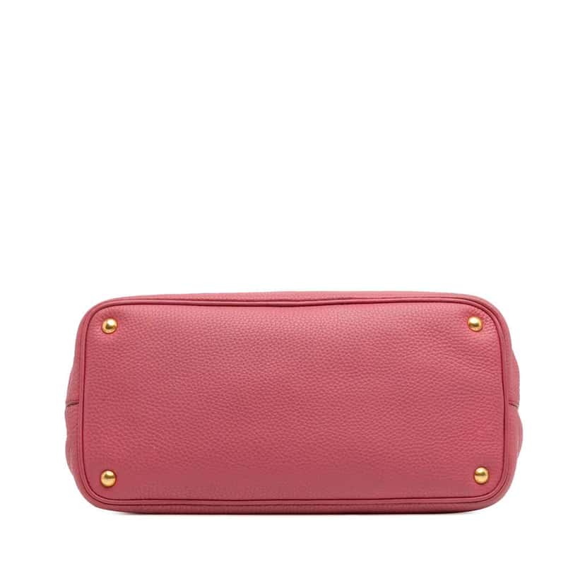 Prada Vitello Daino Open Convertible Tote Pink Leather Good condition - Inside View