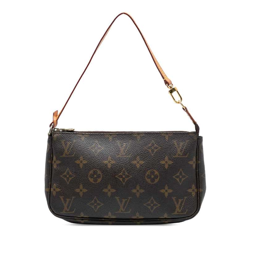 Louis Vuitton Monogram Pochette Accessoires Brown Good condition - Front View