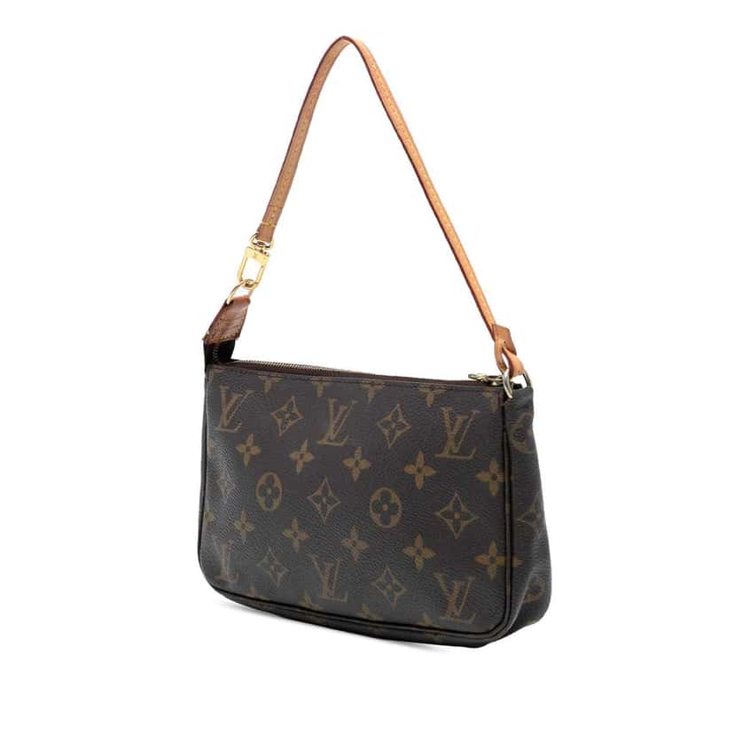 Louis Vuitton Monogram Pochette Accessoires Brown Good condition - Back View
