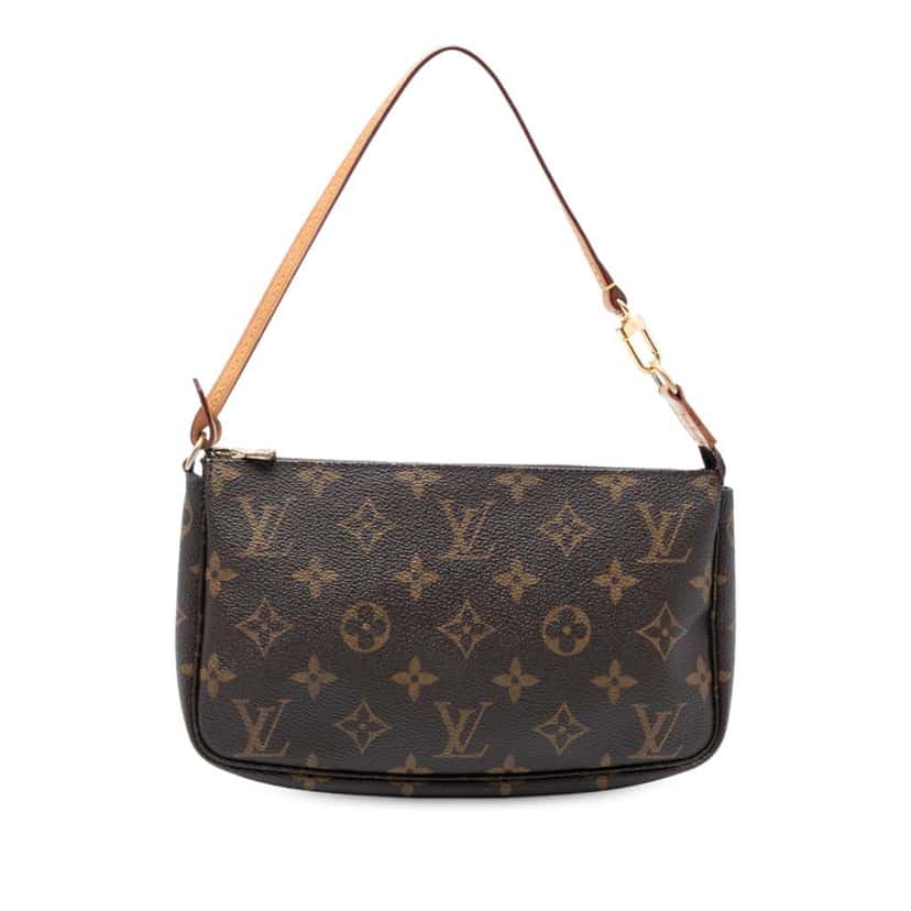 Louis Vuitton Monogram Pochette Accessoires Brown Good condition - Front View
