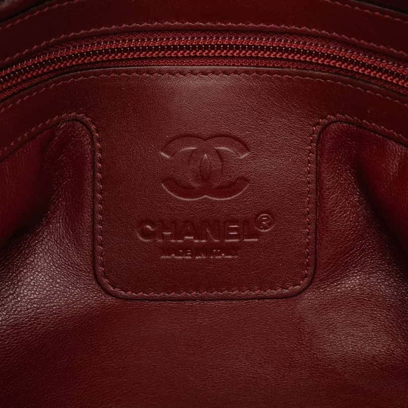 Chanel Quilted Lambskin Coco Cocoon Bowler Bag Brown Leather Good condition - Box View