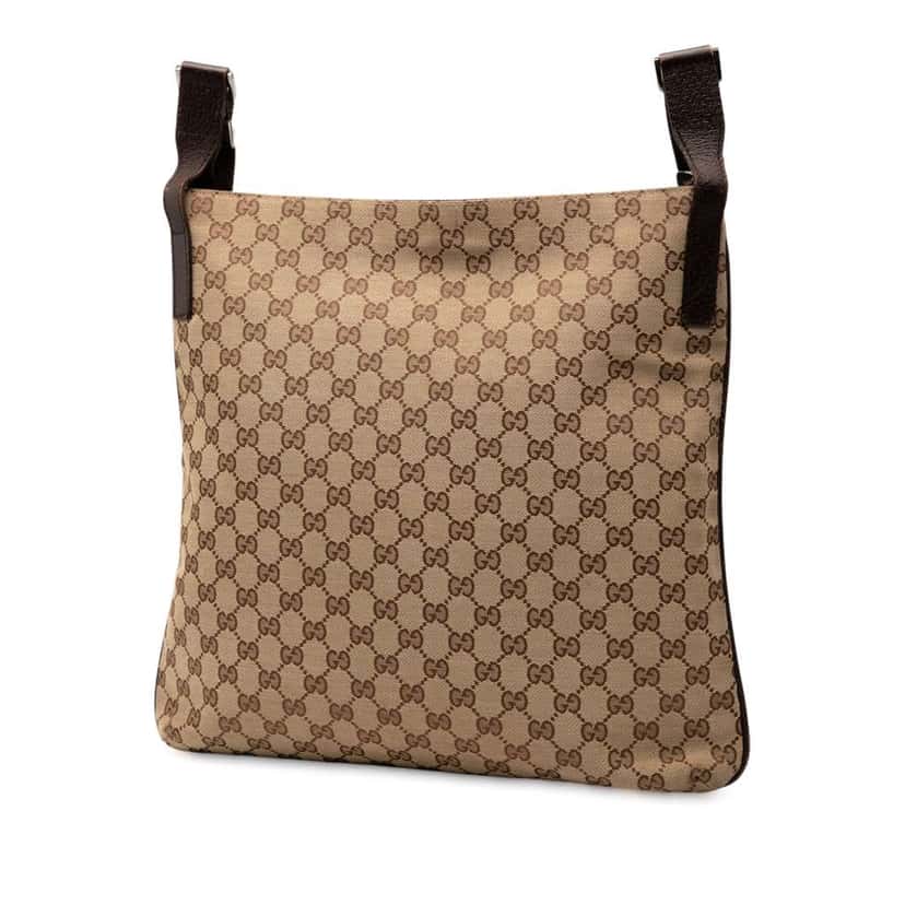 Gucci GG Canvas Crossbody Brown Canvas Good condition - Back View