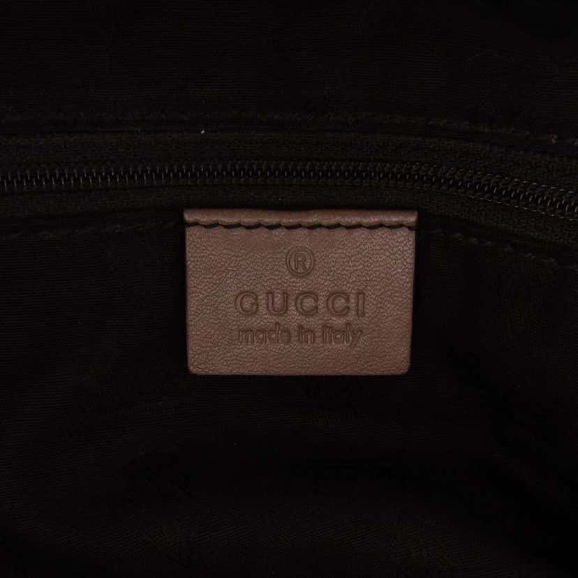 Gucci Medium Guccissima Sukey Tote Brown Leather Good condition - Box View