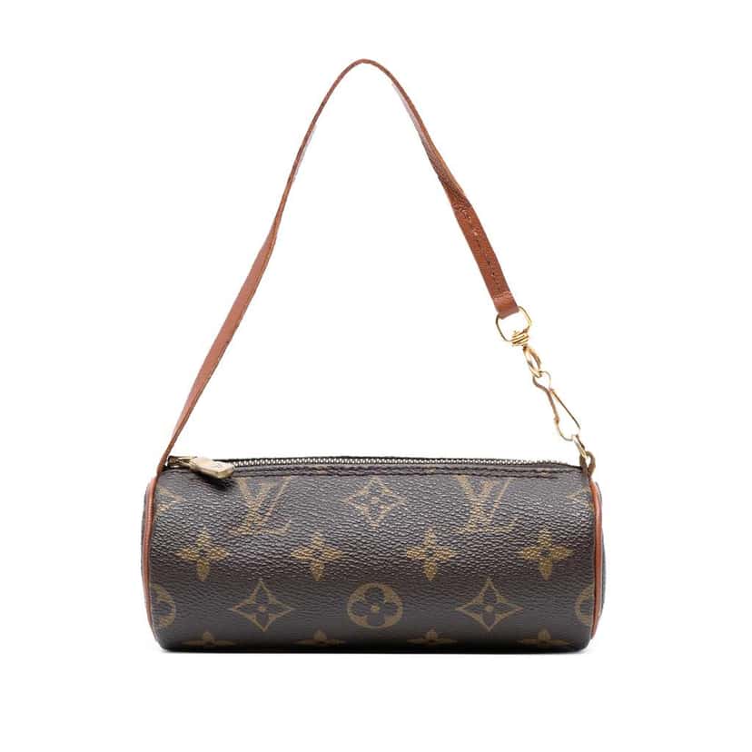 Louis Vuitton Monogram Papillon Pochette Brown Good condition - Front View