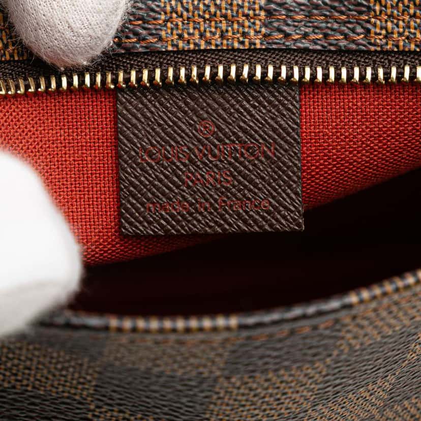Louis Vuitton Damier Ebene Trousse Pochette Brown Canvas Very good condition - Box View