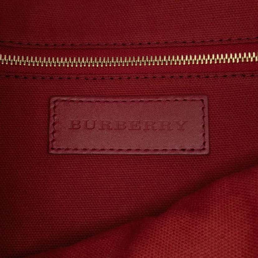 Burberry Small Haymarket Check Coated Canvas Salisbury Tote Brown Canvas Good condition - Box View