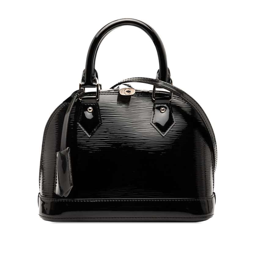 Louis Vuitton Electric Epi Alma BB Black Leather Good condition - Front View
