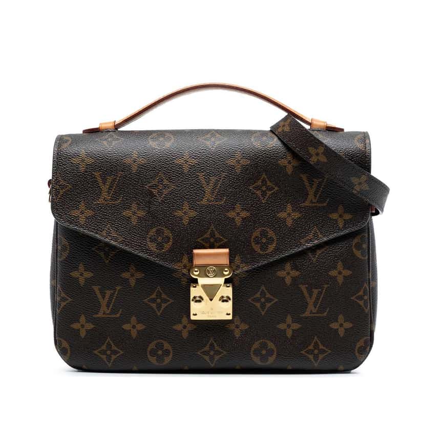 Louis Vuitton Monogram Pochette Metis Brown Good condition - Front View