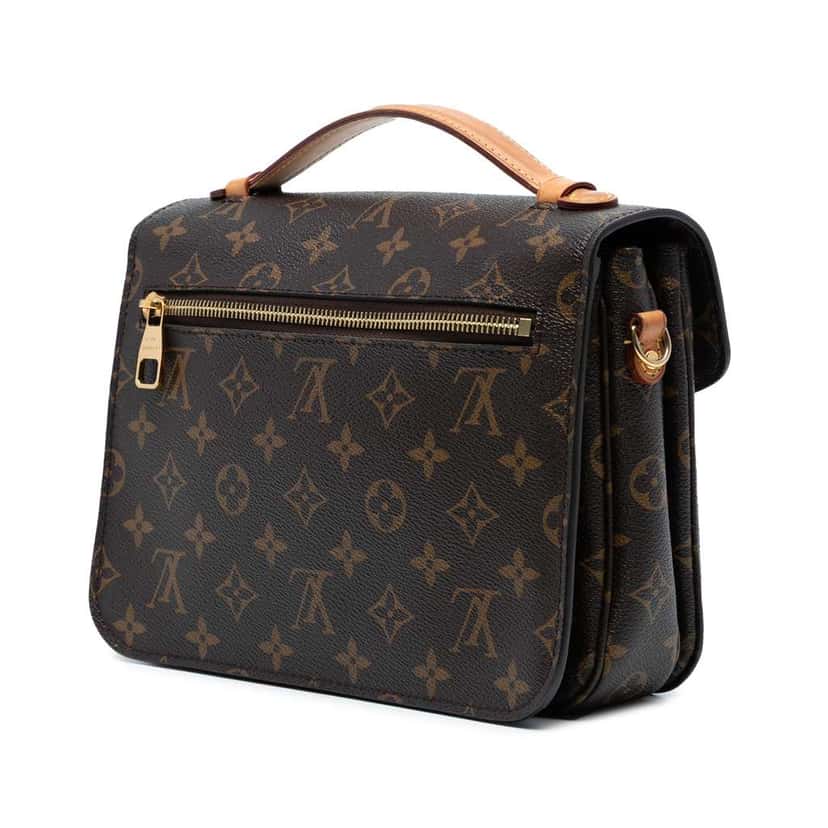 Louis Vuitton Monogram Pochette Metis Brown Good condition - Back View